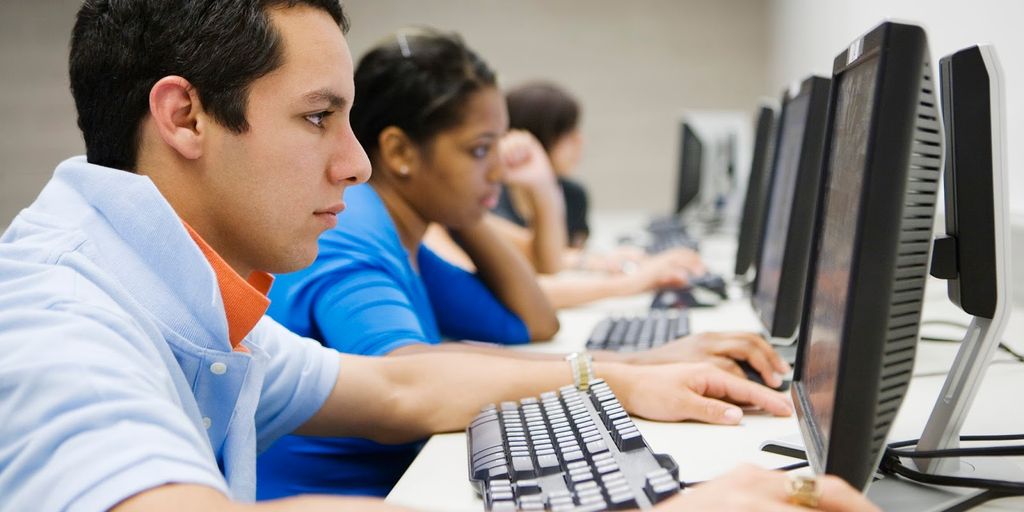 developers using Microsoft Copilot at a modern tech office