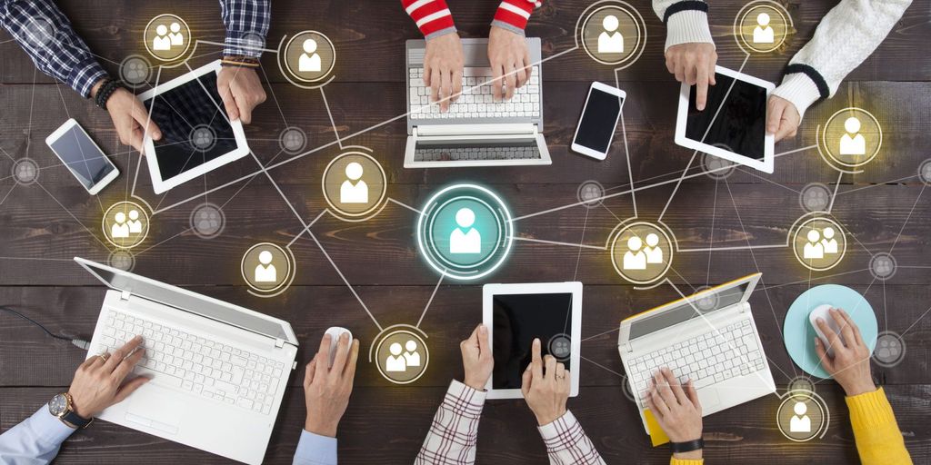 modern office technology collaboration