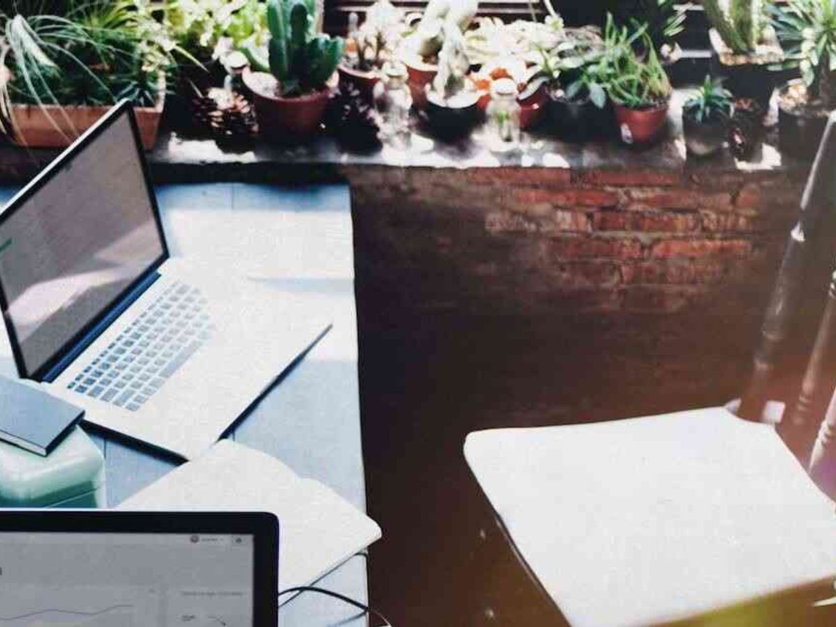 DevOps engineer working on a laptop