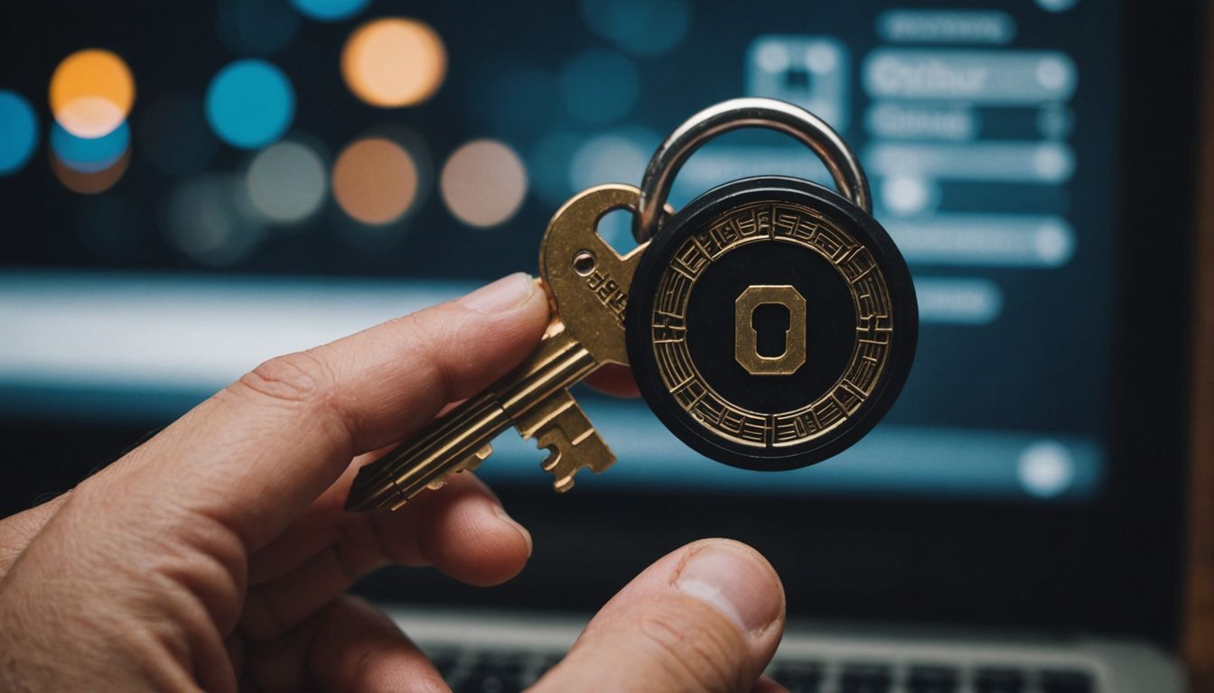 Unlocking a GitHub repository with a key
