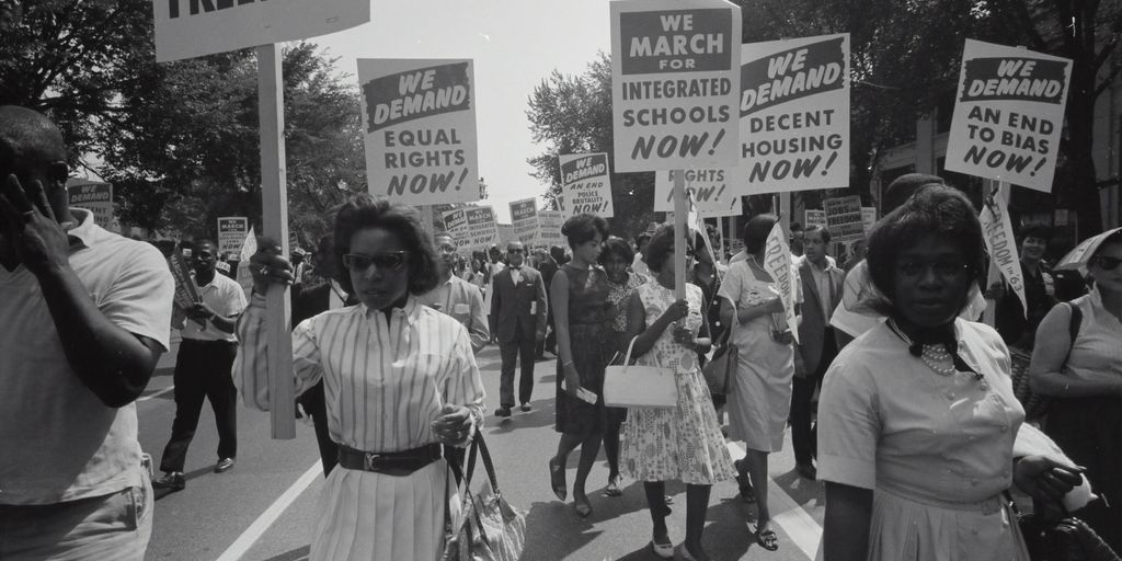 Civil rights march on Washington, D.C
