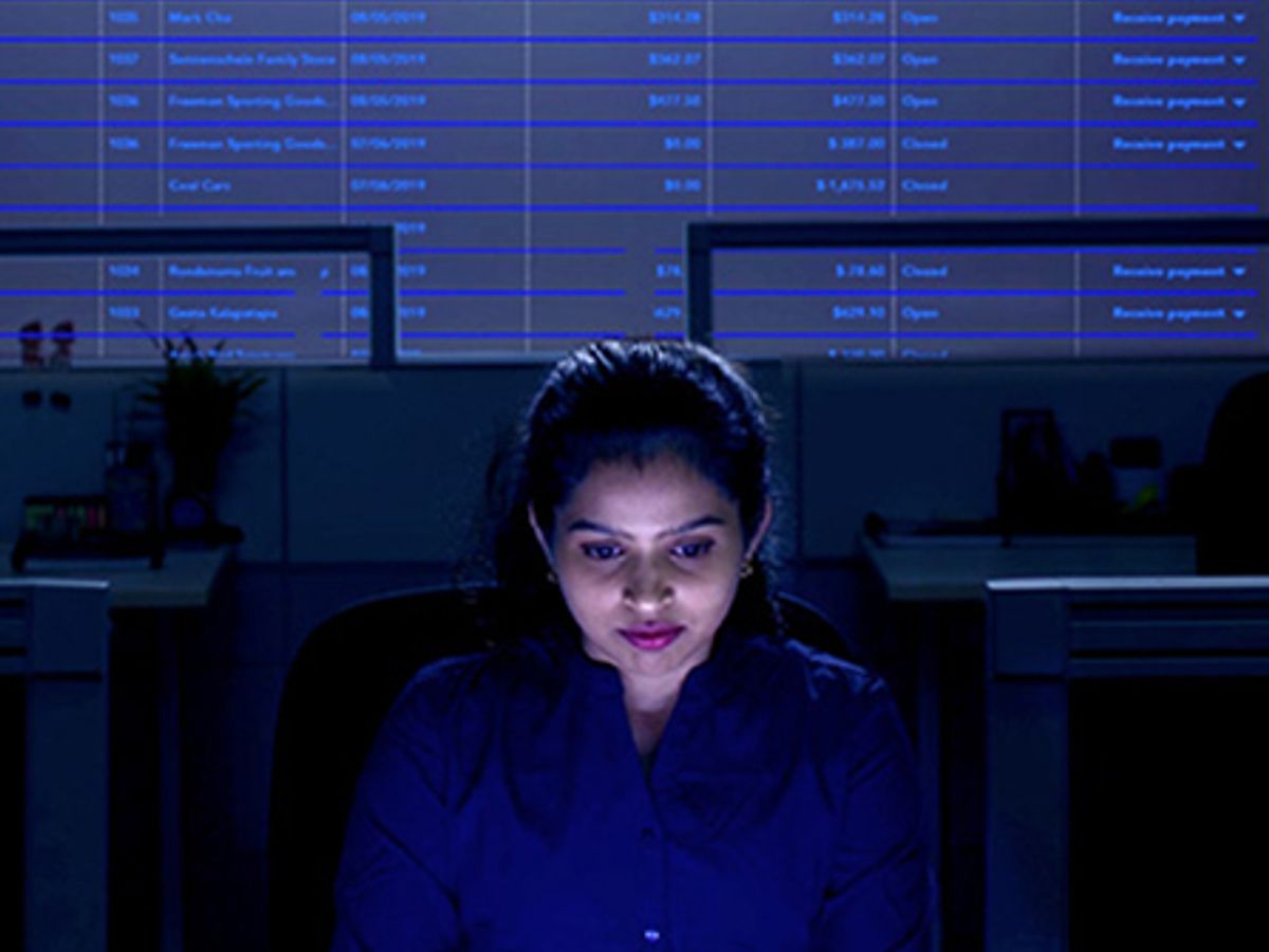 cloud engineer working on laptop