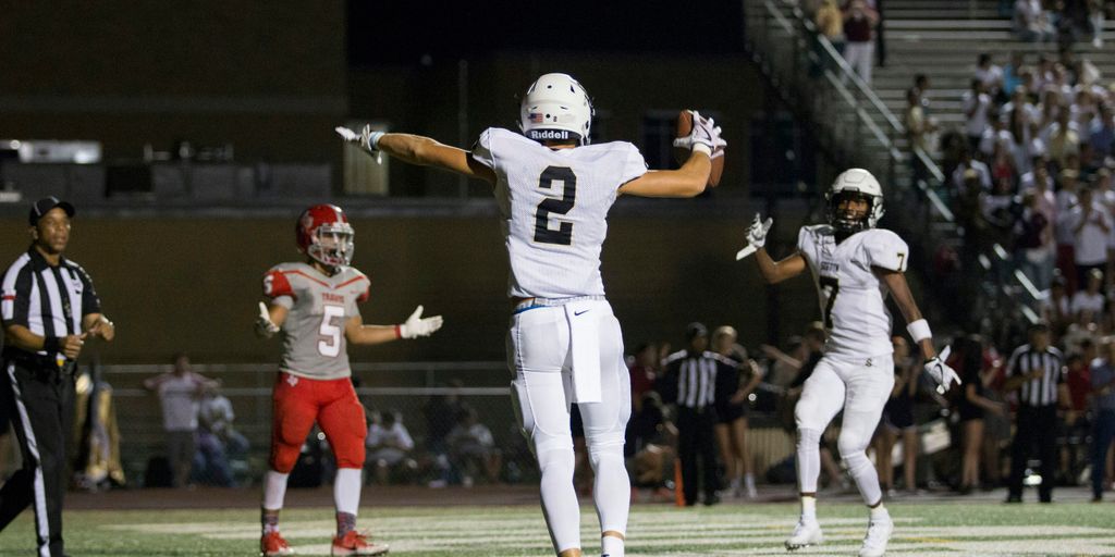 football player on football field