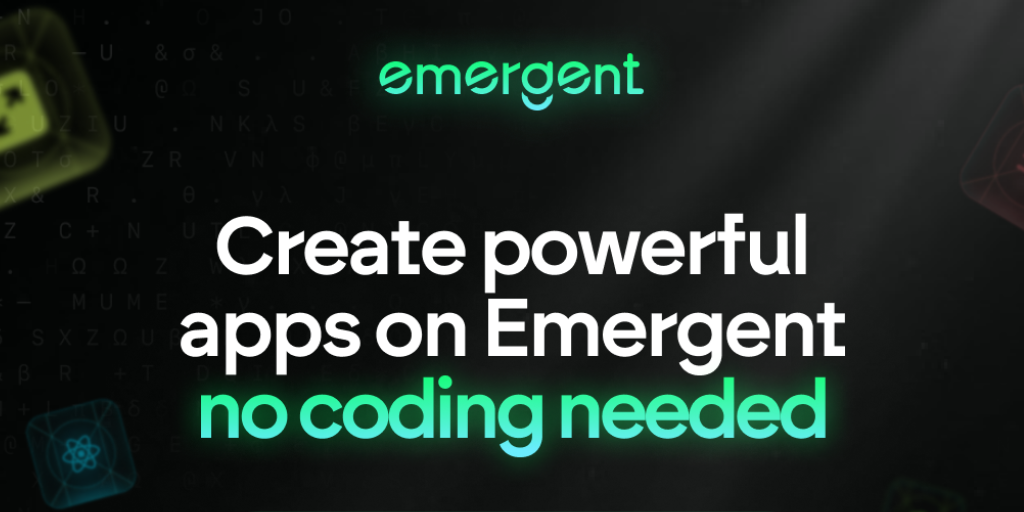 Emergent AI Mobile App Builder No Code Top