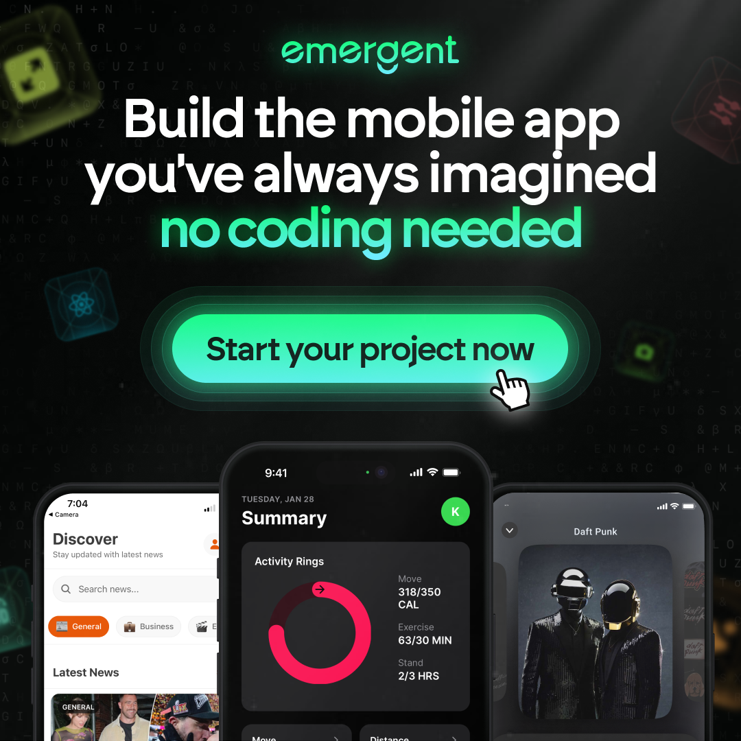Build fully functional apps and websites through simple conversations