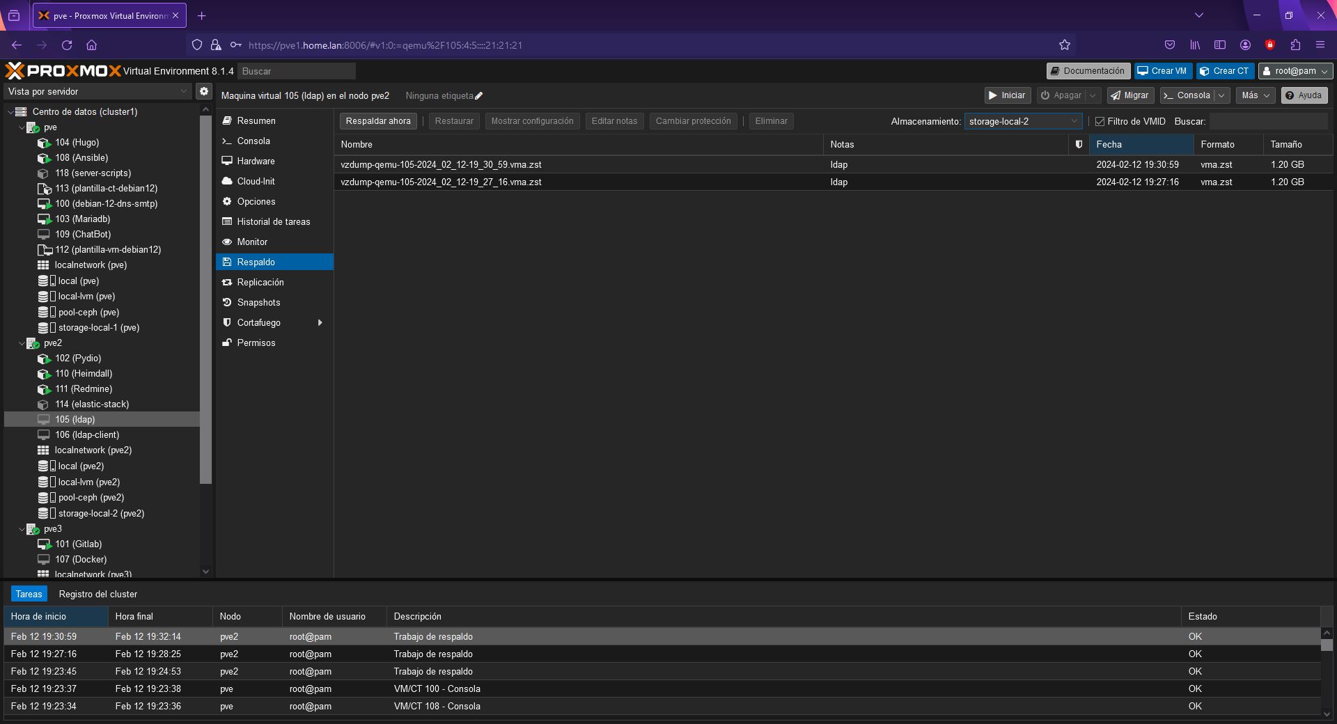 configurare backup automat proxmox 2026 guide