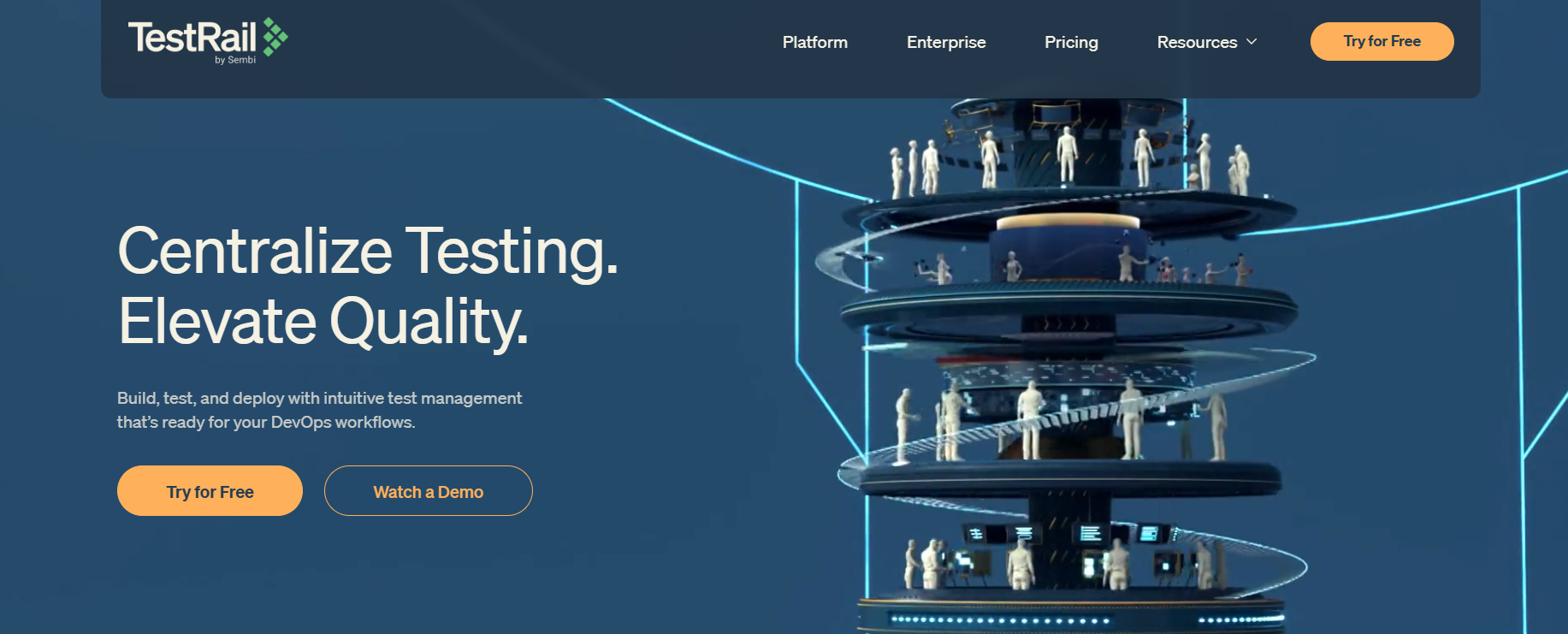 leading cloud based platform for managing software test cases