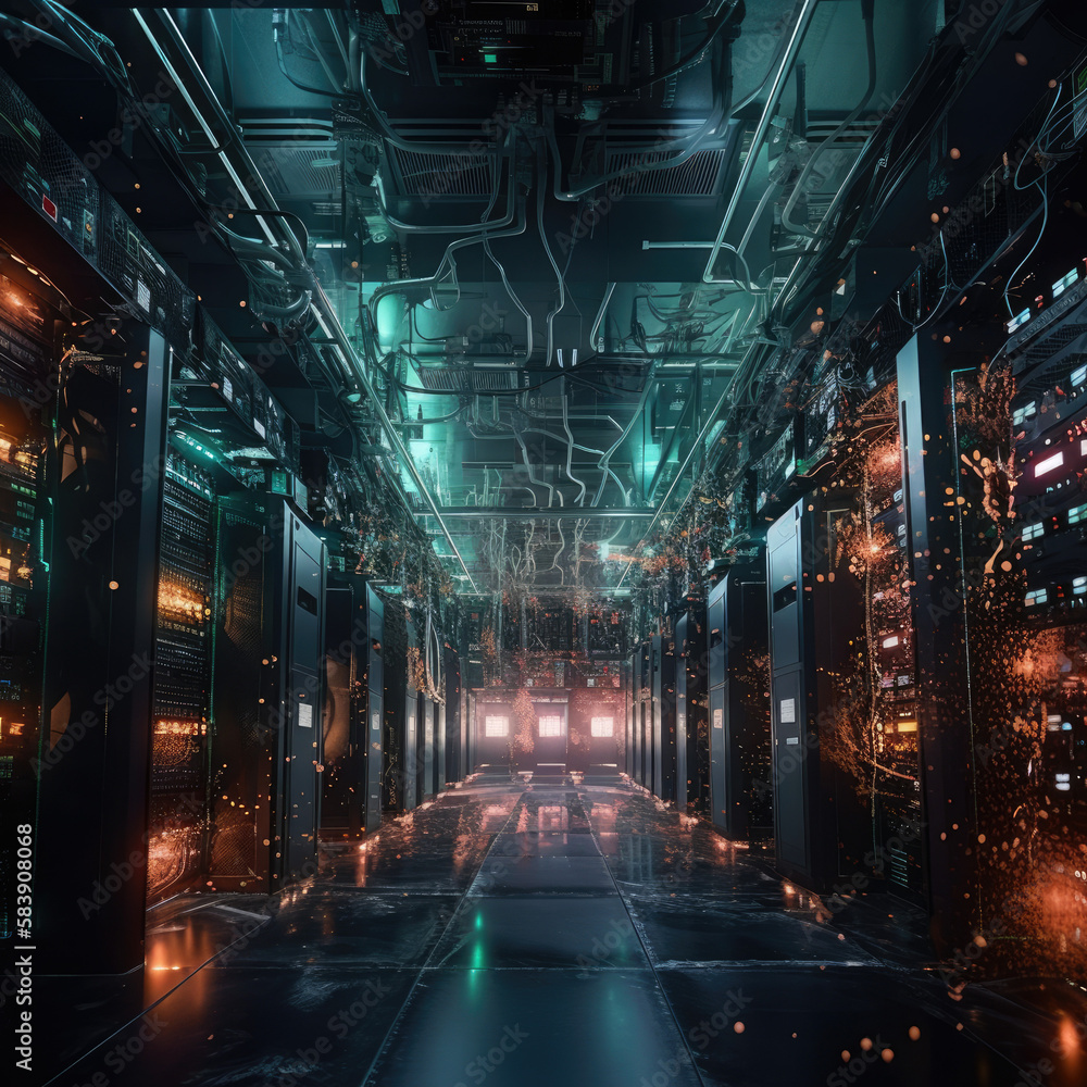 generative artificial intelligence server infrastructure